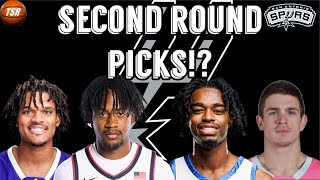 Spurs SECOND ROUND DRAFT Prospects San Antonio Spurs News [upl. by Surat]