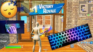 1 HOUR Fortnite Keyboard amp Mouse Sounds ASMR Tilted Zonewars Gameplay Smooth [upl. by Rochus821]