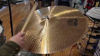 SOLD Cymbals  Paiste 24quot 2002 Black Big Beat [upl. by Llertnek]