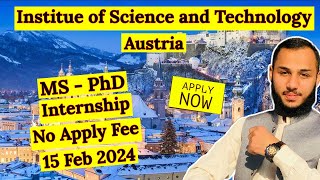 How to Apply for Scholarships in Austria 2024  How to Apply for Austria Scholarship 2024 [upl. by Eicarg]