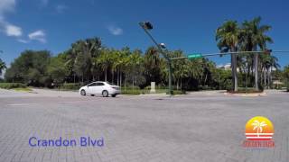 Drive Through Key Biscayne FL [upl. by Genvieve]