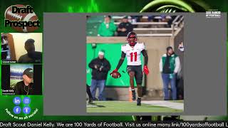 🏈 2024 NFL Draft Prospect Malachi Corley WR Western Kentucky [upl. by Rennat]