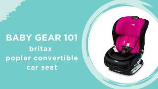 Britax Poplar Convertible Car Seat [upl. by Enilada]