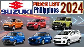 Suzuki cars Price List in Philippines 2024 [upl. by Ardied856]