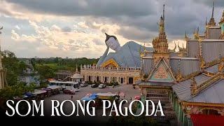 Inside Wat Pătum Wôngsa Som Rông Pagoda  Sóc Trăng Việt Nam CaayFPV [upl. by Elitnahc]