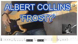 FROSTY  ALBERT COLLINS  FRANKS BASS COVERS shorts [upl. by Inez]