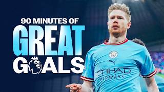 90 MINUTES of great Man City goals in Premier League  19922024 on shuffle [upl. by Arit]