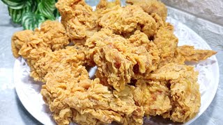 AYAM GORENG CRISPY ALA KFC RENYAH TAHAN LAMA ANTI GAGAL [upl. by Gradey700]