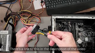 Acer desktop failed power supply connections to the motherboard are not standard 6 pin to 24 pin [upl. by Swain415]