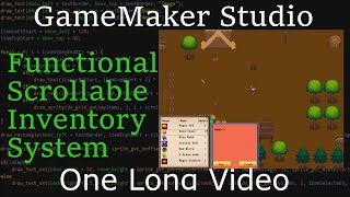 GameMaker Studio 1 amp 2 Inventory Tutorial [upl. by Sterling]