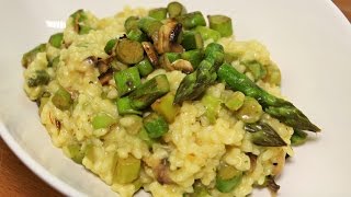 Grundrezept für Risotto zB mit Spargel und Champignons [upl. by Wojcik74]