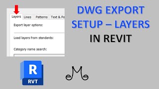 Revit Tutorial  DWG export setup  Layers [upl. by Fagan]