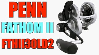 Penn FTHII30LD2 Fathom II 2Speed Lever Drag Reel Review  JampH Tackle [upl. by Belmonte96]