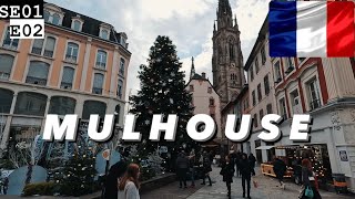 Mulhouse Christmas Market Walking Tour  France Travel Vlog [upl. by Mazman772]