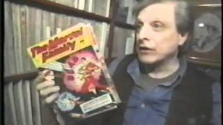 Author and Screenwriter Harlan Ellison shows off his Comic Book Collection [upl. by Leahcar]