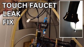 Fixing a Leaking Delta Touch Faucet Tutorial [upl. by Morgen]