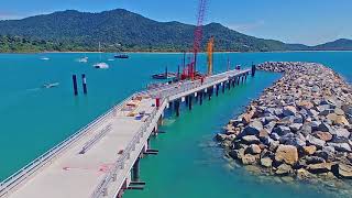 Clump Point Jetty Construction Timelapse [upl. by Brenan]