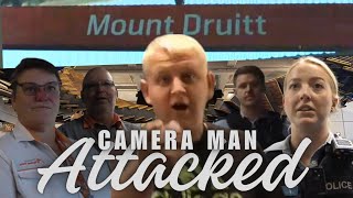 quotILL KNOCK YOU OUTquot Camera Man TACƘED and he gets a MOVEON Order Western Sydney [upl. by Aicilas610]