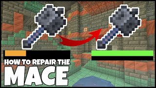 How To REPAIR THE MACE In MINECRAFT [upl. by Mcculloch868]