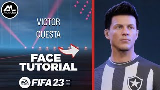 FIFA 23  VICTOR CUESTA Face  Stats Tutorial [upl. by Hoffer]