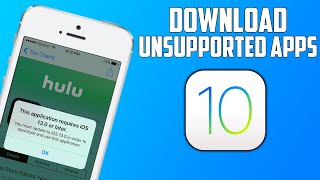 How To Install Unsupported Apps On iOS 10  10331034 No Computer 2021 [upl. by Dnumsed]