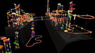 The Worlds Longest marble run race [upl. by Kariv]