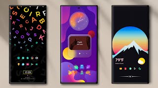 Top 3 INCREDIBLY Best Nova Launcher Setups 2024  TopRated Android Themes 2024 [upl. by Isolda]