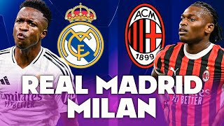 REAL MADRID vs AC MILÁN  ¡EL CLÁSICO DE EUROPA PREVIA y POSIBLES ALINEACIONES  ByDiegoX10 [upl. by Sidhu]