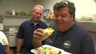 Dan Hernandez on Swordfish Tacos at Point Loma Seafoods  SPORT FISHING [upl. by Eddina]