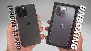 iPhone 13 Pro Graphite Unboxing amp First Impressions [upl. by Katherin]