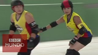 Roller Derby las patinadoras quotmás rudasquot de Colombia  BBC MUNDO [upl. by Alidus]