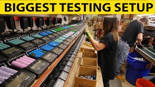 Battery Warehouse Tour  DIY 18650 Testing System [upl. by Aed]