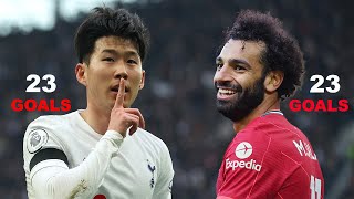 Mohamed Salah Vs Son Heungmin  Golden Boot  Top Goal Scorer Premier League Season 202122 [upl. by Geerts390]