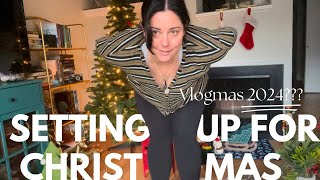 Let’s Decorate for Christmas  Am I Doing Vlogmas [upl. by Gastineau]