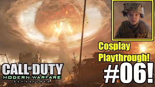 The Nuke Explodes Nuclear Bomb Crazy Scene COD Modern Warfare Remastered Part 6 [upl. by Lapham]