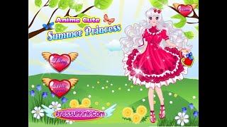 Anime Cute Summer Princess Games For Girls GirlsPrincess [upl. by Ihana582]