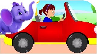 Driving in My Car Road Version  Nursery Rhyme [upl. by Ehtnax561]