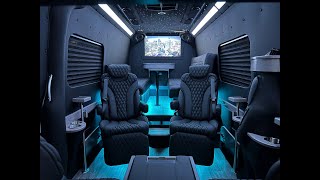 MK84  Black VIP Maybach Sprinter with Bed [upl. by Notlim]