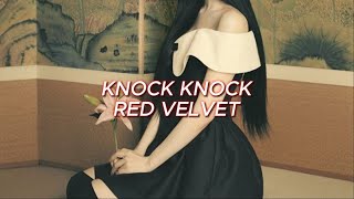 Red Velvet quotKnock Knock Whos Therequot Easy Lyrics [upl. by Cyrie]