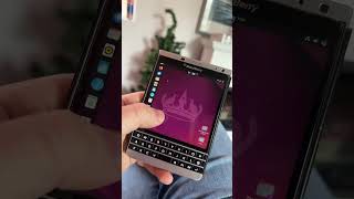 Ubuntu 2404 on the blackberry passport feels pretty smooth ubuntu linux  smartphone [upl. by Lustick]