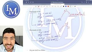 Fisiología clase 412  Soluciones Osmolares  parte 2 ejercicios [upl. by Lehcyar]