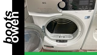 AEG Heat Pump Dryer Filter check and a look at damaged condenser max efficiency [upl. by Ensign]