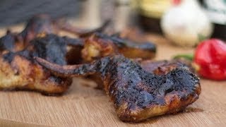 Sticky smokedbeer chicken wings [upl. by Innis344]