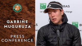 Garbiñe Muguruza  Press Conference after Round 3  RolandGarros 2020 [upl. by Stevy]