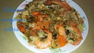 Tofu Jepun Goreng Udang Terbaek Scrumptious Fried Japanese Tofu with Prawns by Linda Hussin [upl. by Llenna493]