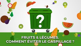 Fruits et légumes  comment éviter le gaspillage [upl. by Er]