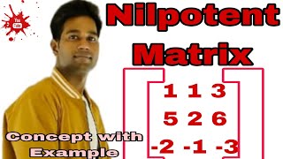 Nilpotent Matrix ll ✍️✍️✍️✍️✍️✍️ [upl. by Alegnaoj278]