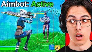 Reacting to HACKERS Fortnite Montages [upl. by Gray15]