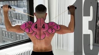 13 RESISTANCE BAND SHOULDER EXERCISES ATTACHED and What Parts of the Shoulder they Target [upl. by Sonitnatsnoc207]