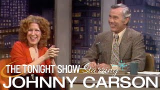 Johnny Tells Bette Midler She’s Going To Be a Big Star  Carson Tonight Show [upl. by Zitah]